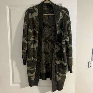 Express Camo Cardigan